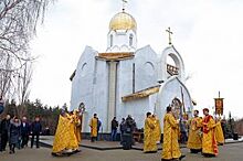 На ОЭМК освятили храм-часовню для металлургов