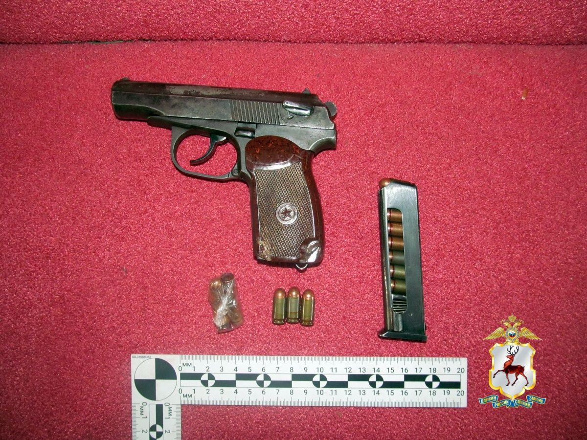 Нижегородец хранил дома переделанный пистолет и патроны