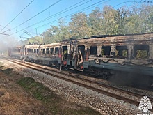 СК: Короткое замыкание электропроводки стало причиной пожара в поезде