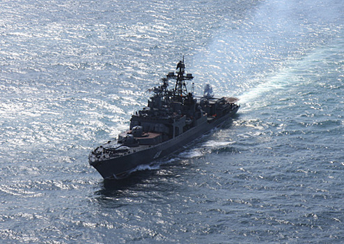 БПК «Североморск» и «Вице-адмирал Кулаков» Северного флота в ходе учения уничтожили субмарину условного противника