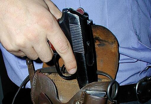 В Слободском районе сотрудники полиции применили оружие для остановки автомобиля: бесправник с пробитым колесом врезался в машину ДПС