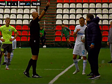 Радимов был удален за оскорбление арбитра, "Зенит-2" в меньшинстве победил "Родину-М"