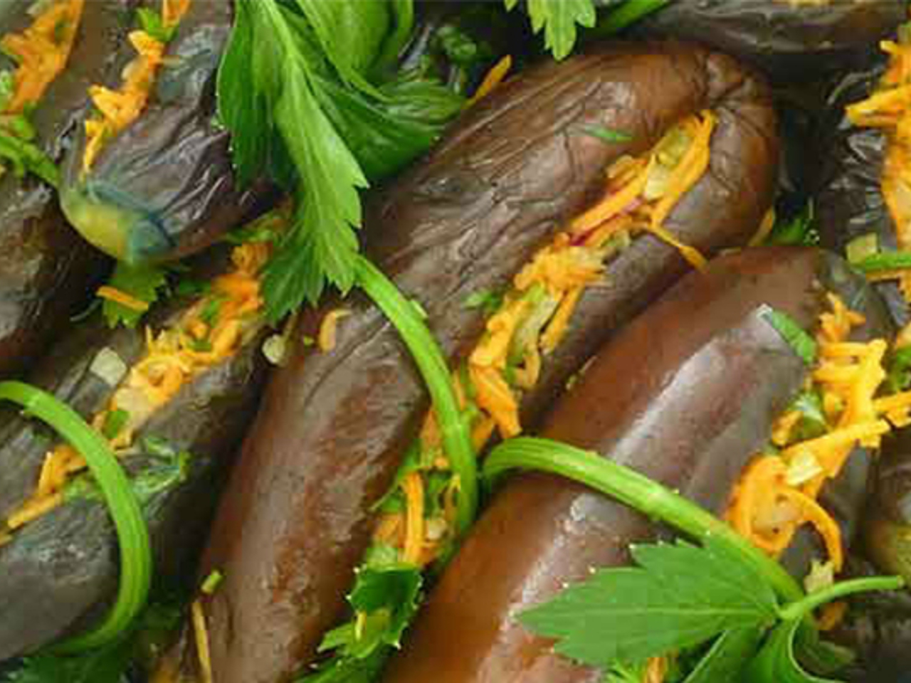 Запеченные баклажаны с сыром