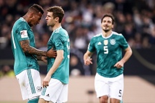 Фанаты сборной Германии перформансом поблагодарили Хуммельса, Мюллера и Боатенга