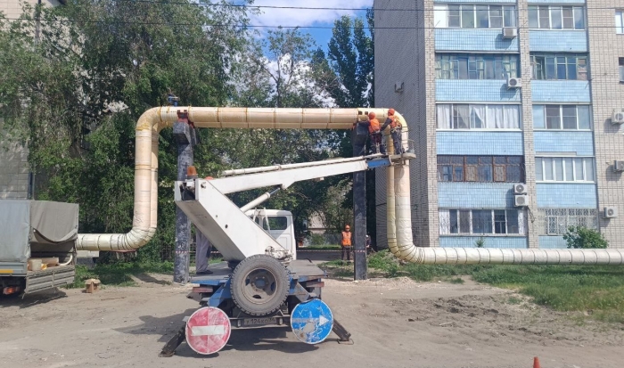 В Волгограде восстановили изоляцию трубопровода в Кировском районе