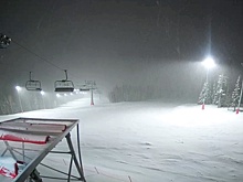 Туристы застряли в сугробах на курорте Шерегеш