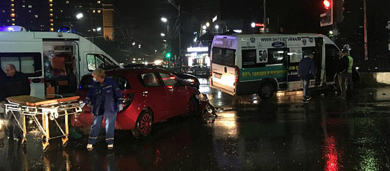 В ДТП в Рязани пострадали семь человек