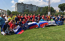 Россияне обыграли болельщиков сборной Японии в матче ветеранов