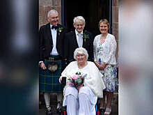 Пара сыграла свадьбу через 60 лет после помолвки