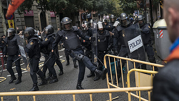 Фландрия осудила полицию Каталонии