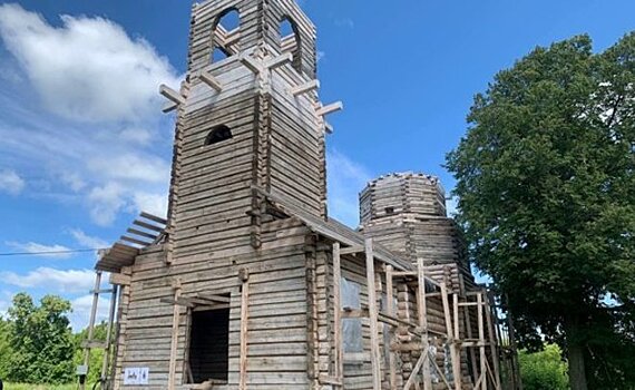 В Татарстане приступили ко второму этапу реставрации Михаило-Архангельской церкви XVIII века