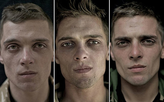 Фото солдат до, во время и после службы