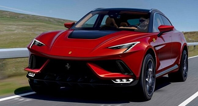 Первый внедорожник Purosangue, от бренда Ferrari, показали на фото