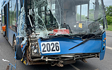 Шесть человек пострадали при столкновении грузовика и троллейбуса в Рязани
