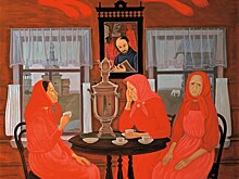 Выставка "Звонкие левкасы" художника Юрия Алексеевича Рысухина проходит в ЦДХ