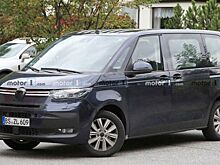 Новый Volkswagen Transporter T7 попался фотошпионам