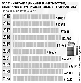 В Кыргызстане запретят ввоз электронных сигарет и систем доставки никотина
