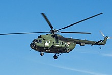 В Ленинградской области упал военный вертолет