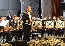 Оркестр ВМФ дал концерт в Астрахани в честь 300-летия Каспийской флотилии