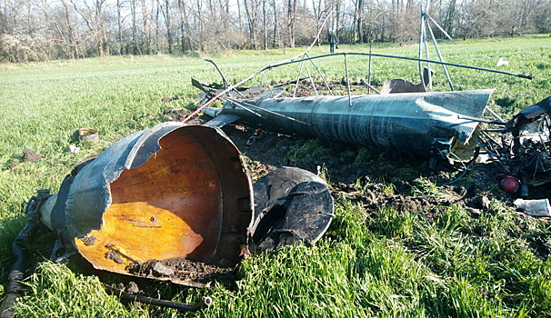 Упавший в Ставропольском крае Ми-2 пытались закопать