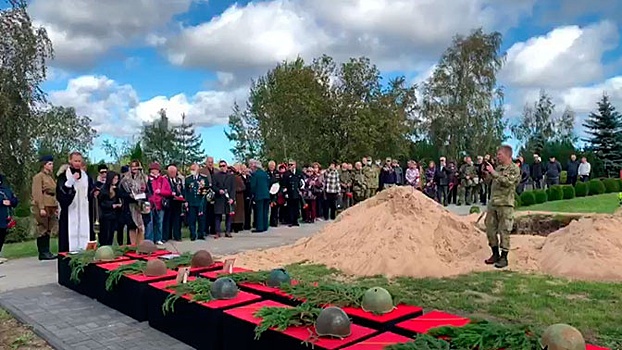 В Эстонии захоронили останки 151 солдата, погибшего во Второй мировой войне