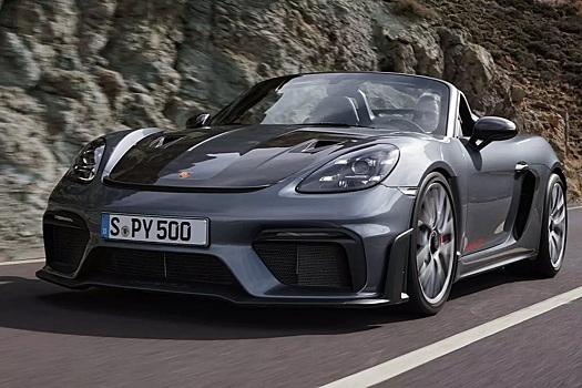 Porsche 718 Spyder получил экстремальную версию мощностью 500 л.с