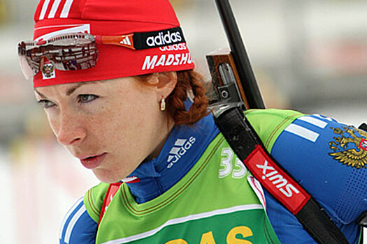 Удивительная победа российского биатлона – Анна Булыгина в Антхольце-2009, видео