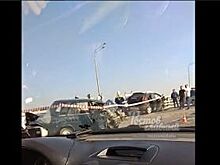 Появилось видео смертельного ДТП на Темерницком мосту в Ростове-на-Дону