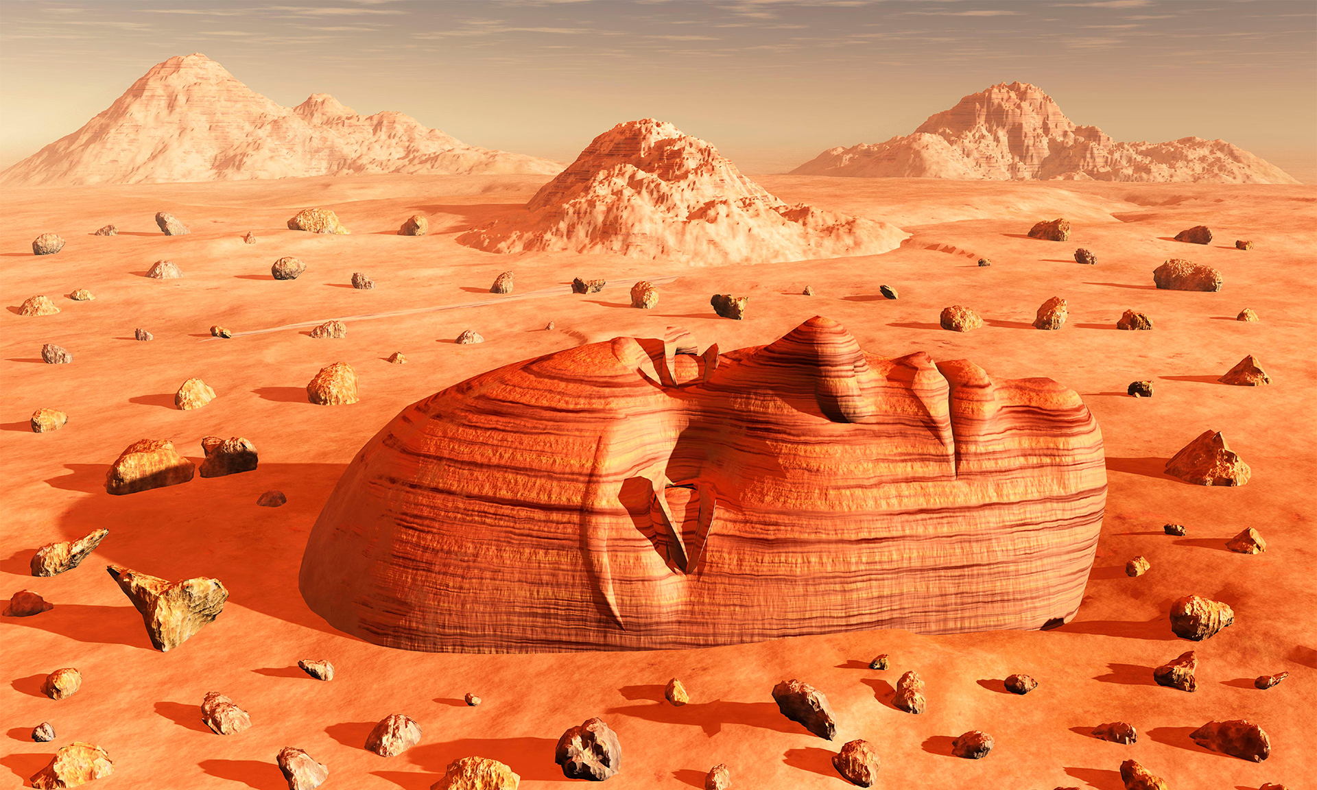 Тайны Марса: 10 загадочных фотографий с Красной планеты