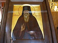 В храме Всех Преподобных Отцев Киево-Печерских освящена икона Преподобного Амвросия Оптинского