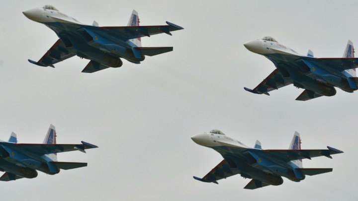Бомбардировщики Су-34 уничтожили укрепрайон ВСУ