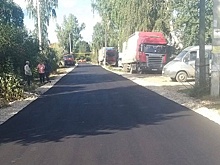 Дорогу на улице Матросской в Ленинском районе заасфальтировали