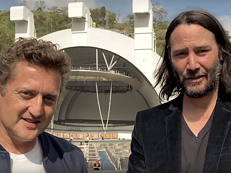 Герои культового фильма "Невероятные приключения Билла и Теда" анонсировали выход третьей части в 2020 году (ВИДЕО)