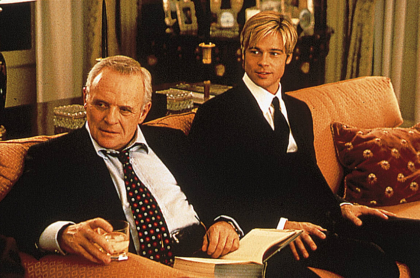 Брэд Питт и Энтони Хопкинс в фильме «Знакомьтесь, Джо Блэк», 1998 год