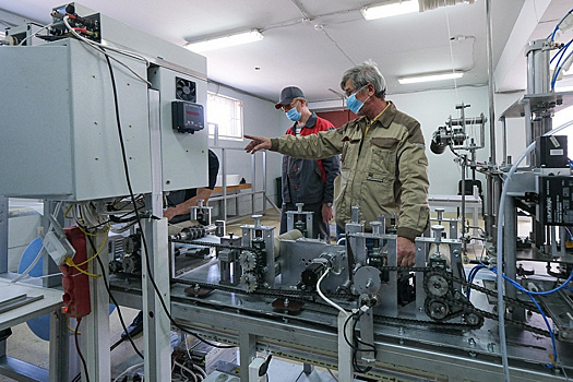 Первая в России автоматическая линия по производству масок заработала в Краснодарском крае