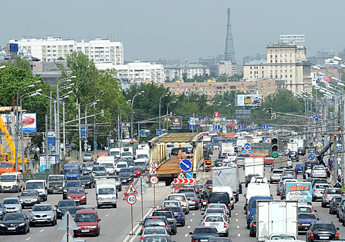 На Варшавском шоссе столкнулись восемь автомобилей