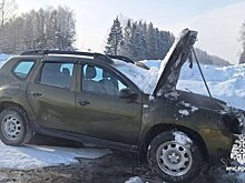 Житель Удмуртии сжёг машину, пытаясь её отогреть