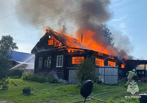 Пожар из-за холодильника оставил нижегородскую семью без дома