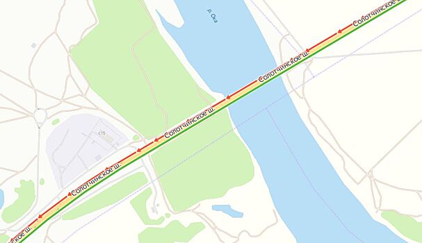 Под Рязанью из-за дорожных работ образовалась пробка