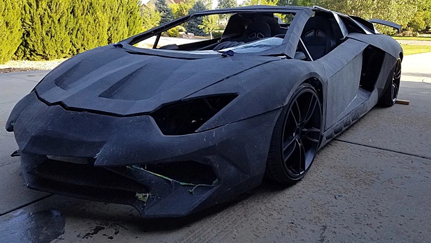 Посмотрите на Lamborghini, распечатанный на 3D-принтере