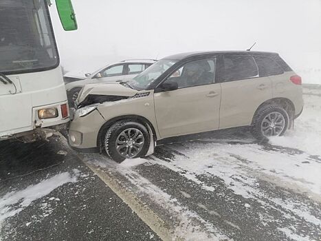 Женщина пострадала в массовом ДТП с автобусом в Нижегородской области