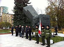 У памятника Карбышеву в Хорошево-Мневниках прошел торжественный митинг