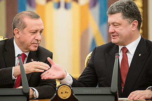 Эрдоган прибыл в Киев на встречу с Порошенко