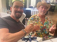 Актер Александр Невский отметил 50-летие с кумиром детства Арнольдом Шварценеггером