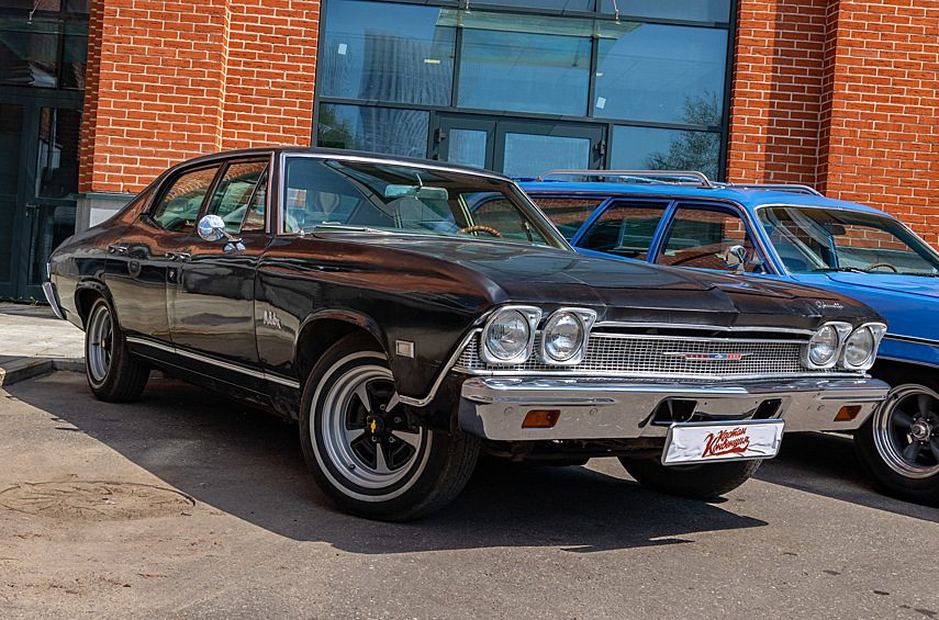 Chevrolet Chevelle Malibu 1968 года. Что интересно, после снятия Chevelle с конвейера, Malibu стал самостоятельной моделью.