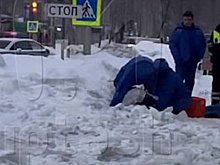 Глыба льда упала на женщину в Башкирии