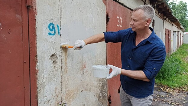 Порядка 150 надписей с рекламой наркотиков закрасили в заречной части Вологды активисты ТОС с начала года