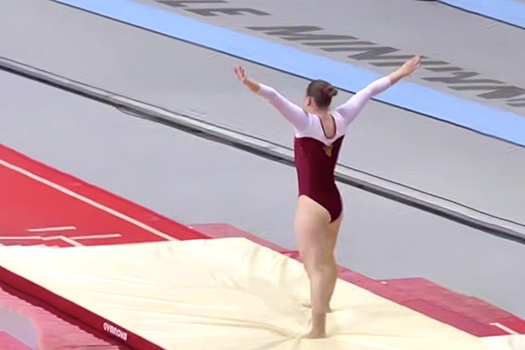 Каляндра принесла России первое золото на ЧМ по прыжкам на батуте