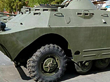 В иркутский центр «Патриот» доставили тяжелую военную технику