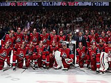 Президент КХЛ Алексей Морозов поздравил «Локомотив» с победой в Кубке Открытия